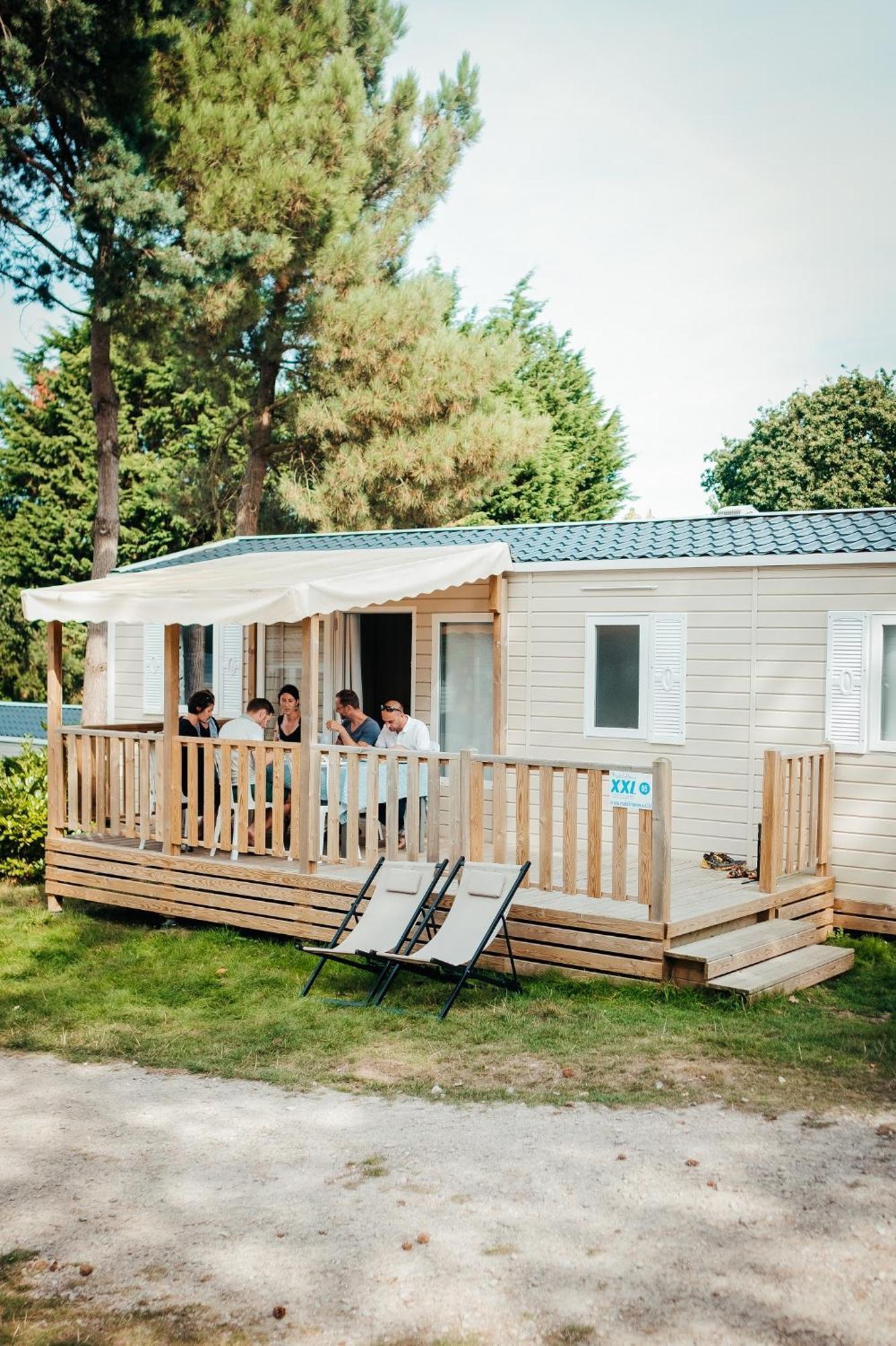 Mobil Home Xxl 4 Chambres - Camping Le Viaduc Millau Buitenkant foto
